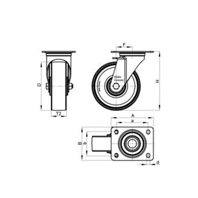 Ruedas Industriales LKPA-PATH-126KF02-gprs